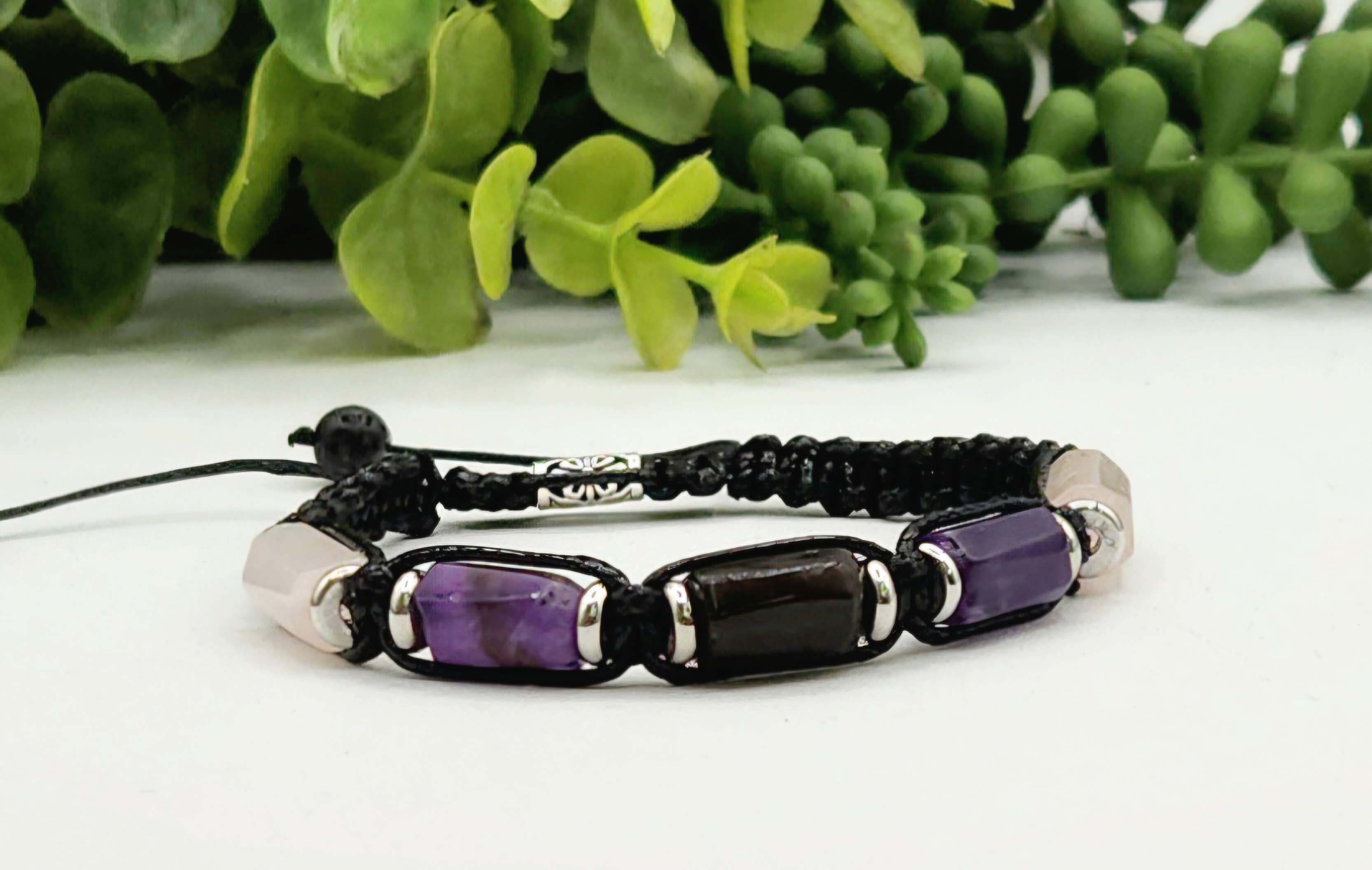 ANXIETY SUPPORT-Unisex/Men's Adjustable Bracelet 8"-9.5"L