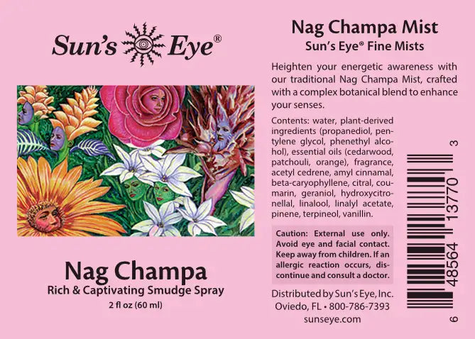 Nag Champa Mist: 2 fl oz