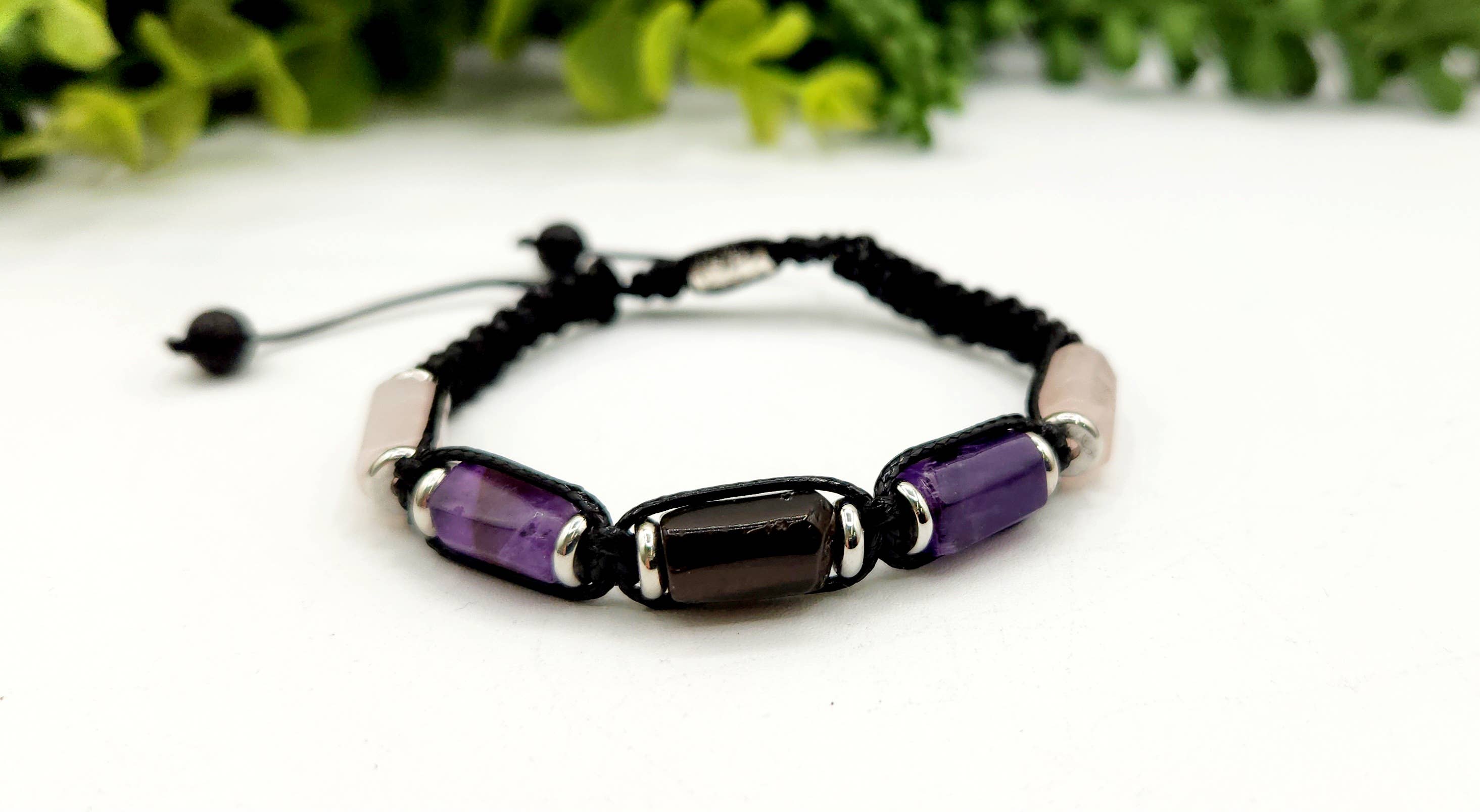 ANXIETY SUPPORT-Unisex/Men's Adjustable Bracelet 8"-9.5"L