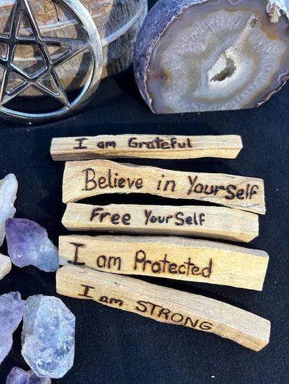 Hand Burned Palo Santo- The Grateful Collection