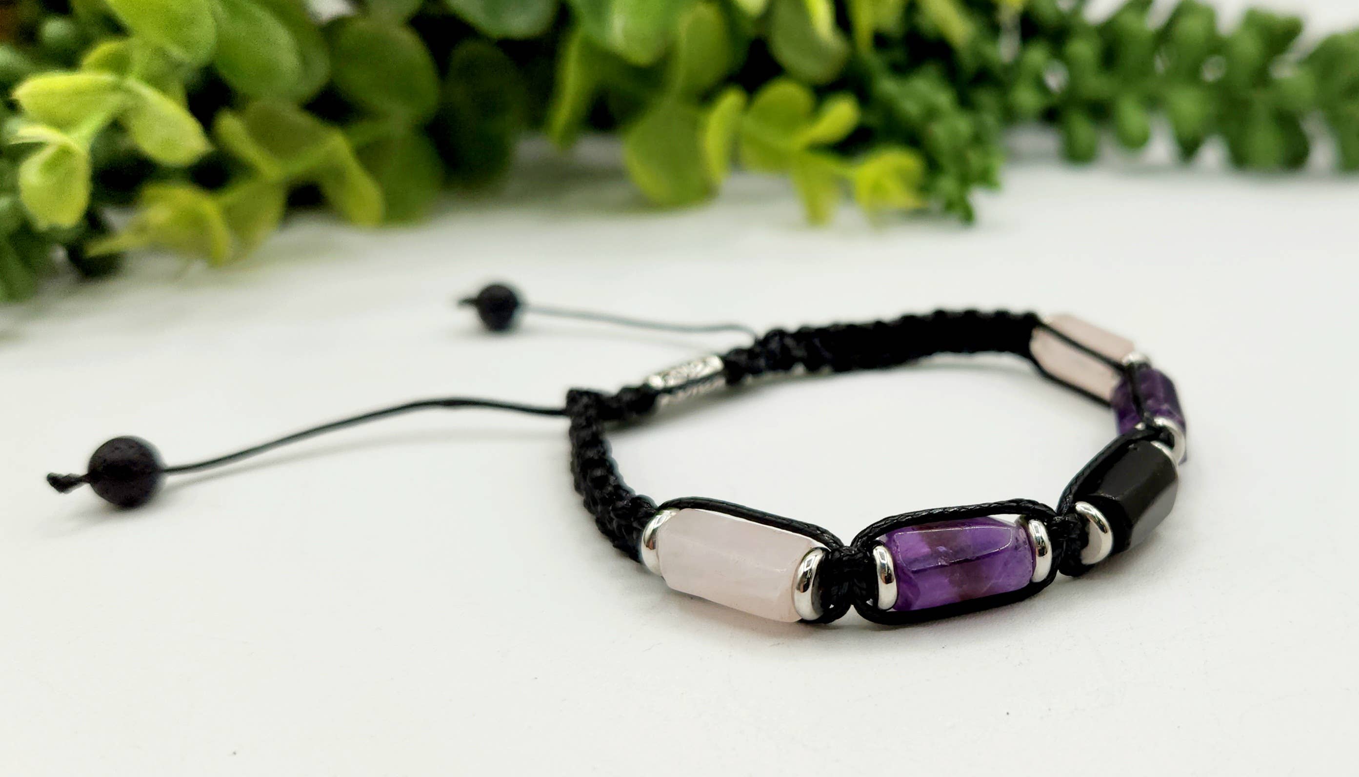 ANXIETY SUPPORT-Unisex/Men's Adjustable Bracelet 8"-9.5"L