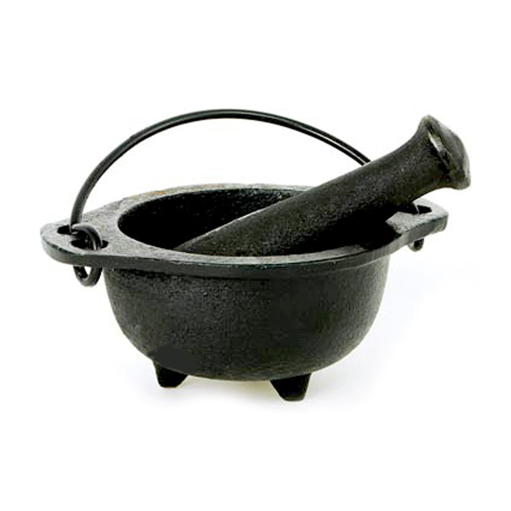 Cast Iron Mortar &amp; Pestle
