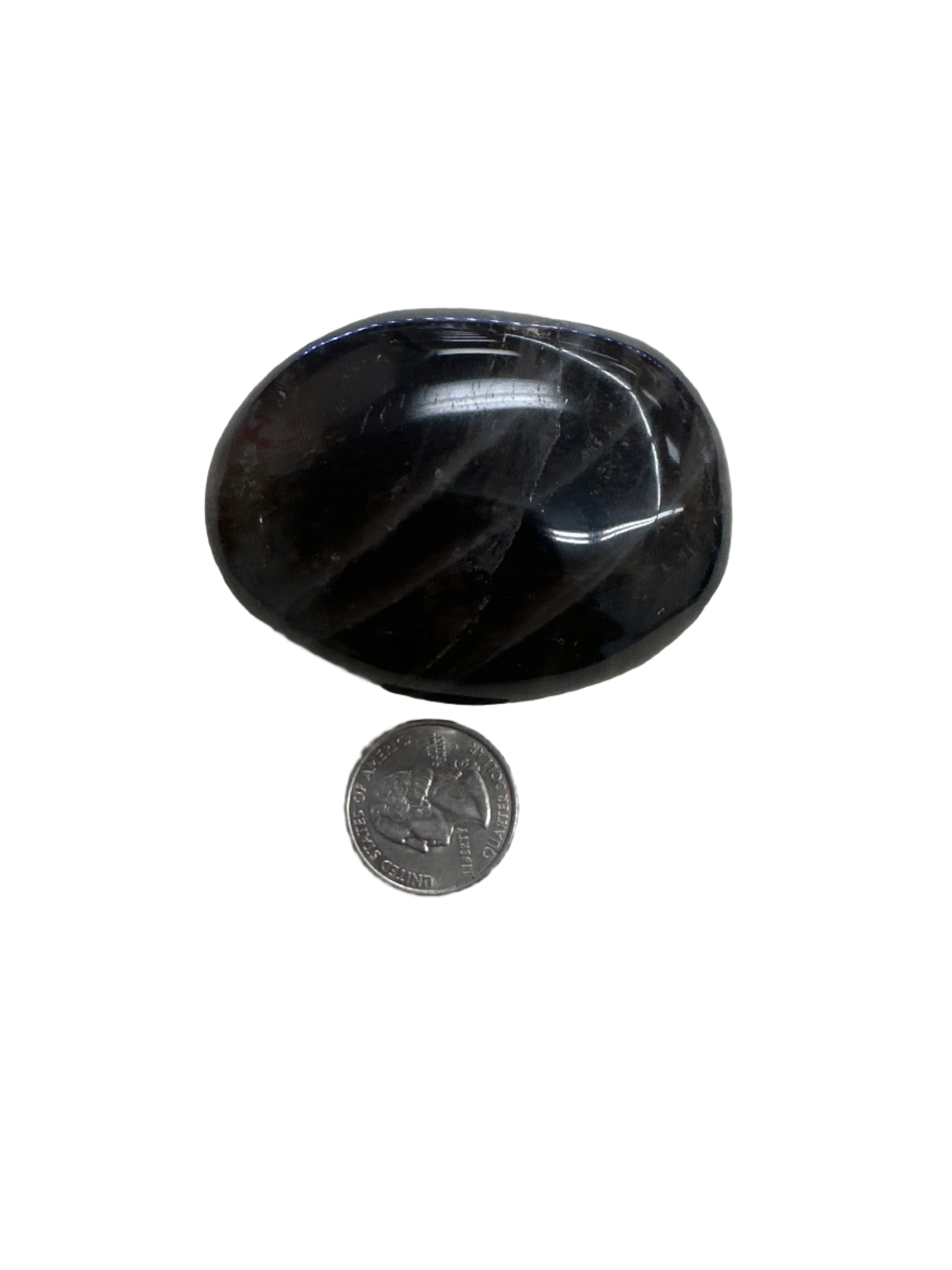 Smokey Quartz palm stone