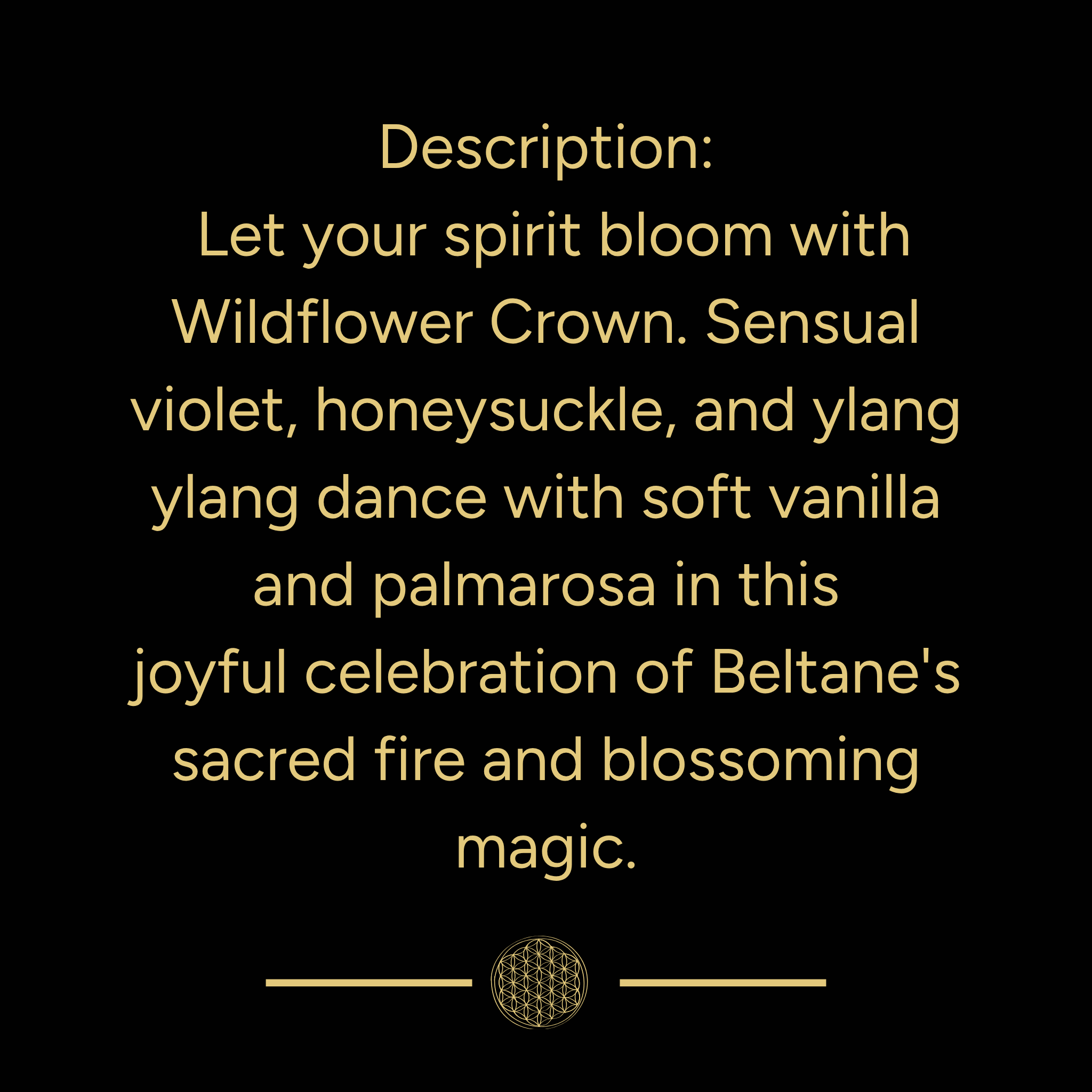 Wild Flower Crown Ritual Mist | Beltane | 4oz