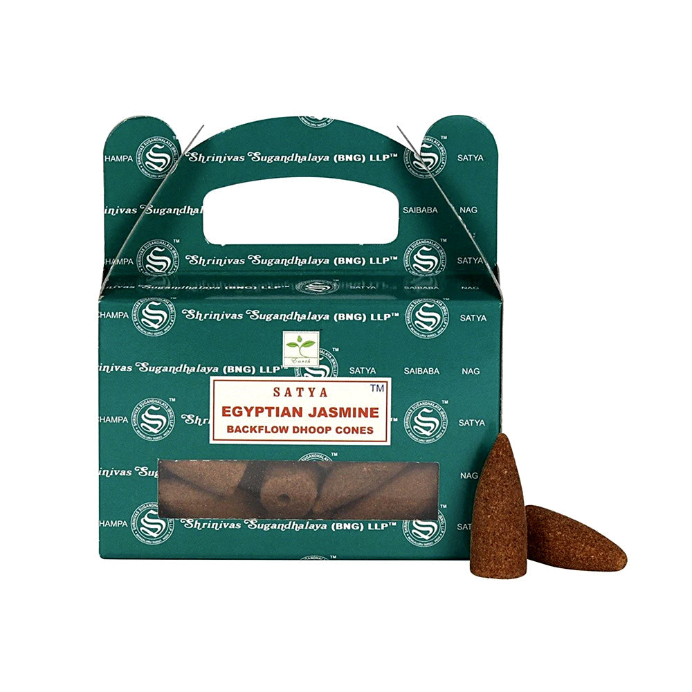 Satya Egyptian Jasmine Dhoop Backflow Cones