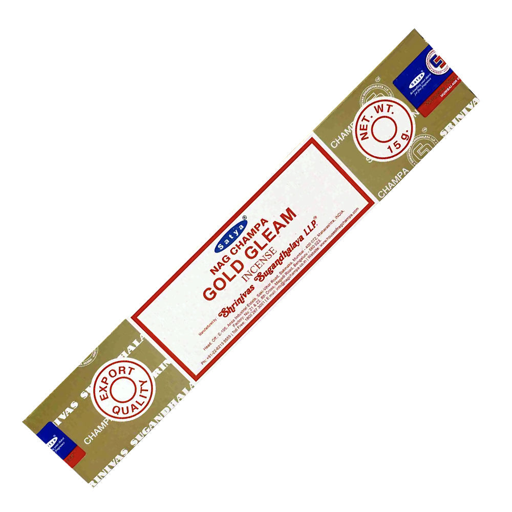 Satya Gold Gleam Incense Sticks 15g