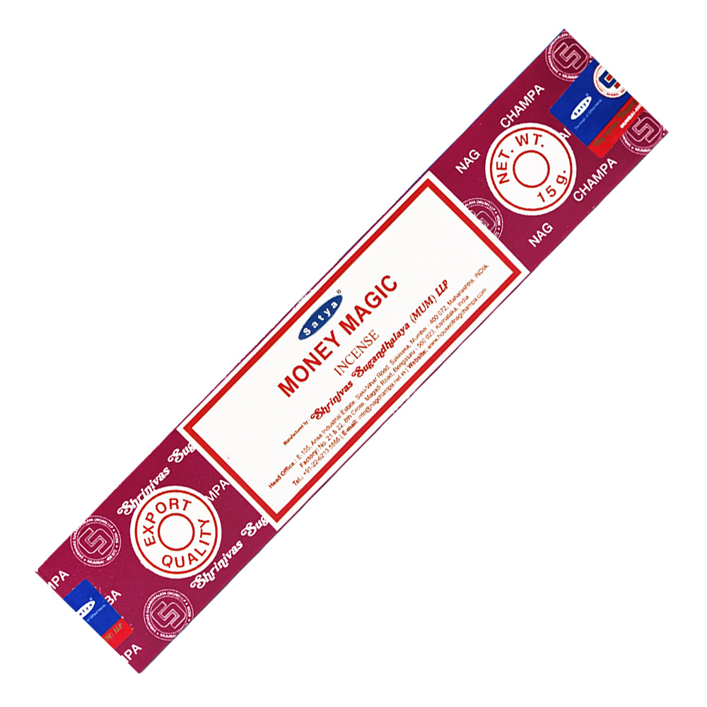 Satya Money Magic Incense Sticks 15 gm | Metaphysical Works
