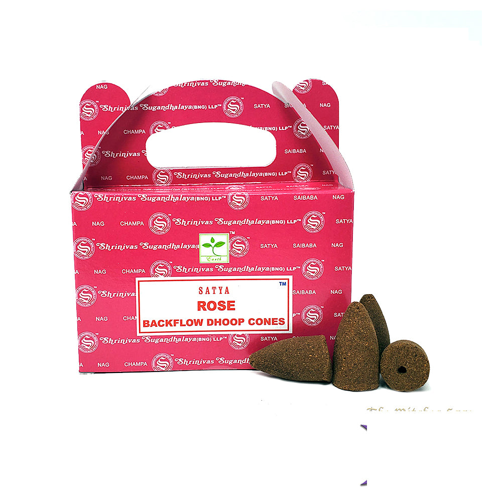 Satya Rose Dhoop Backflow Cones