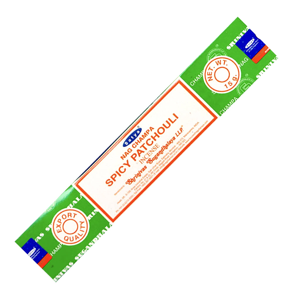Satya Spicy Patchouli Incense Sticks 15g