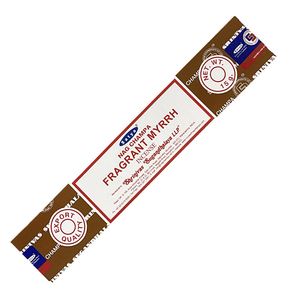 Satya Fragrant Myrrh Incense Sticks 15g
