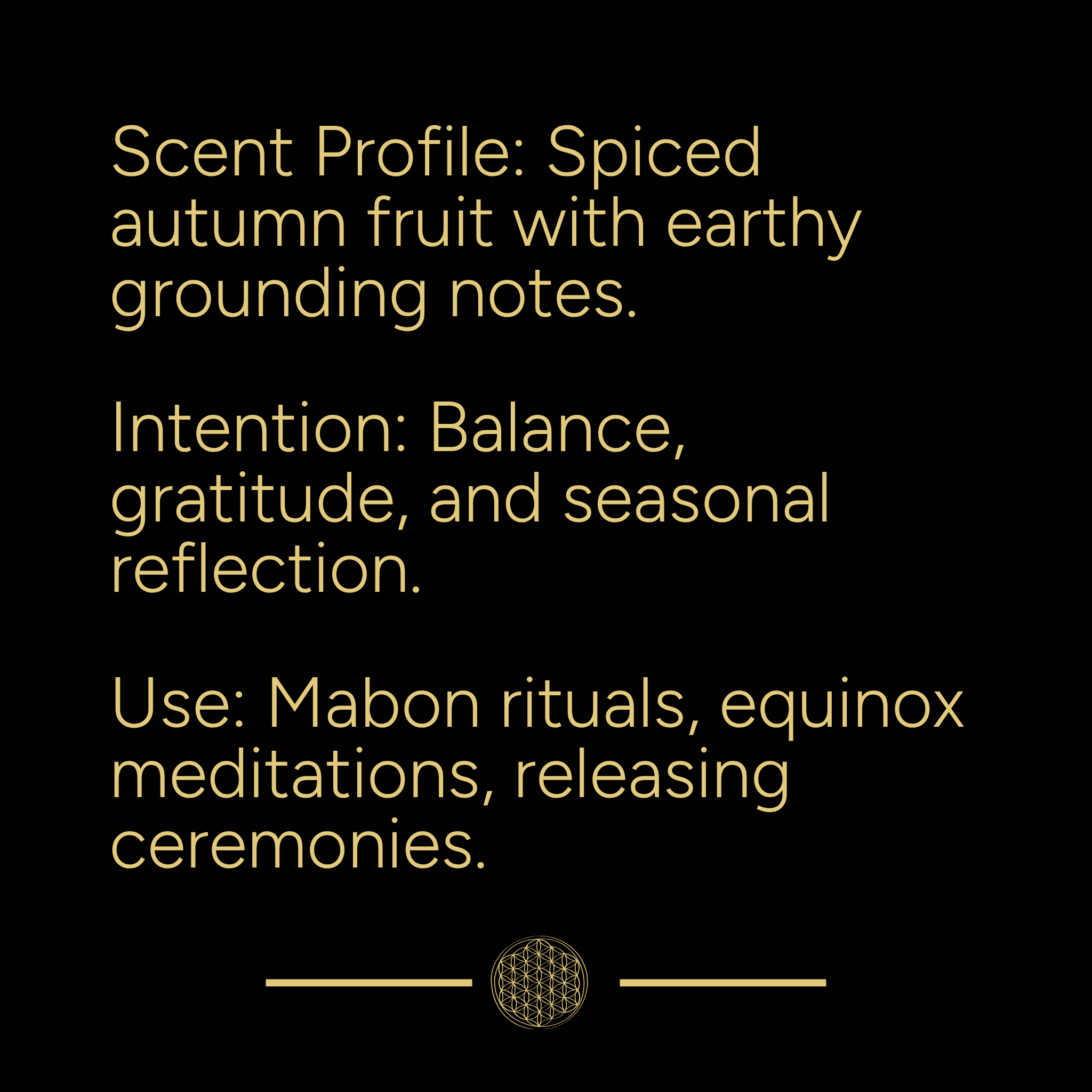 Twilight Orchard Ritual Mist | Mabon | 4oz