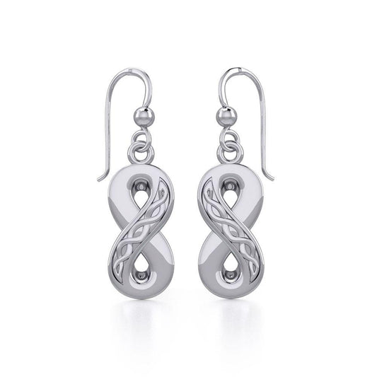 Celtic Infinity Silver Earrings TER1108