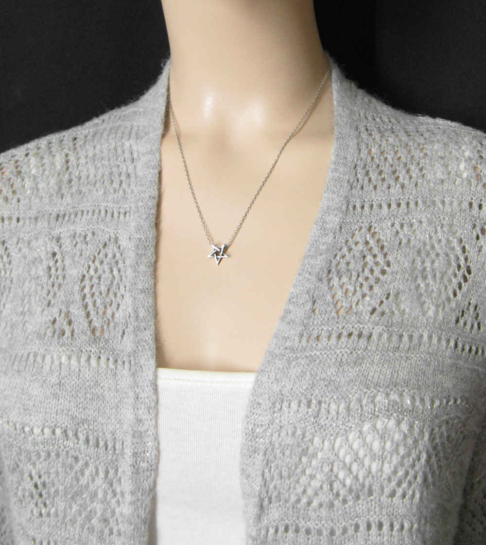 2nd Degree Wicca Pendant, Handmade - 925 Sterling Silver