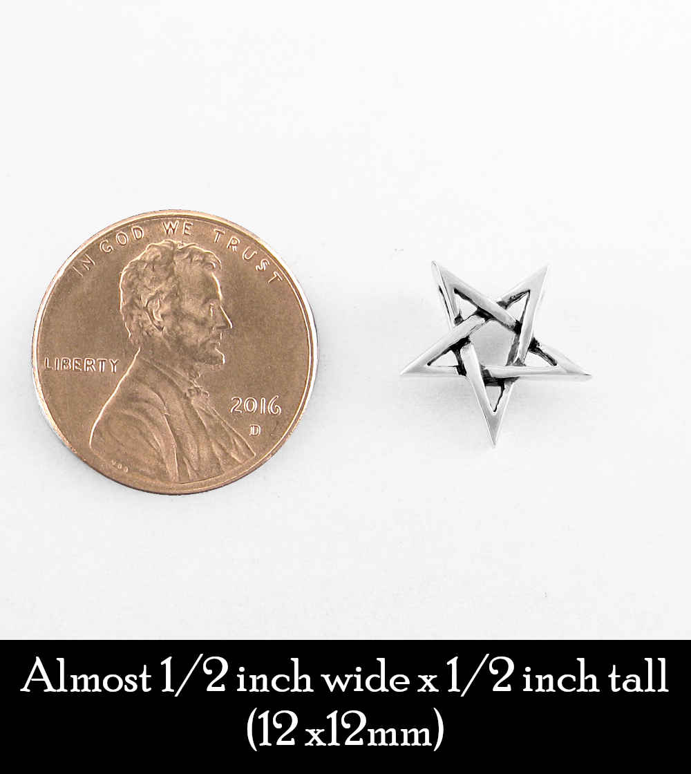 2nd Degree Wicca Pendant, Handmade - 925 Sterling Silver