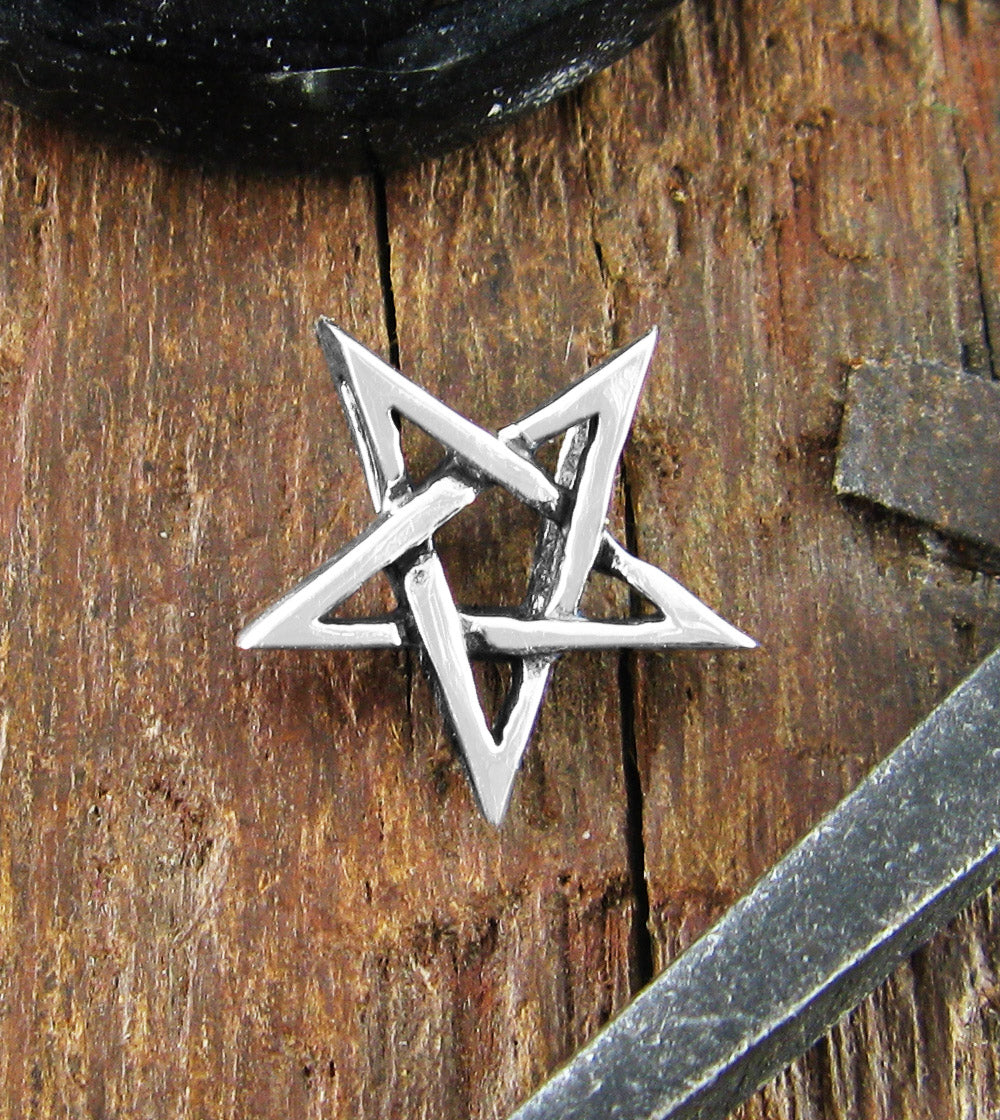 2nd Degree Wicca Pendant, Handmade - 925 Sterling Silver