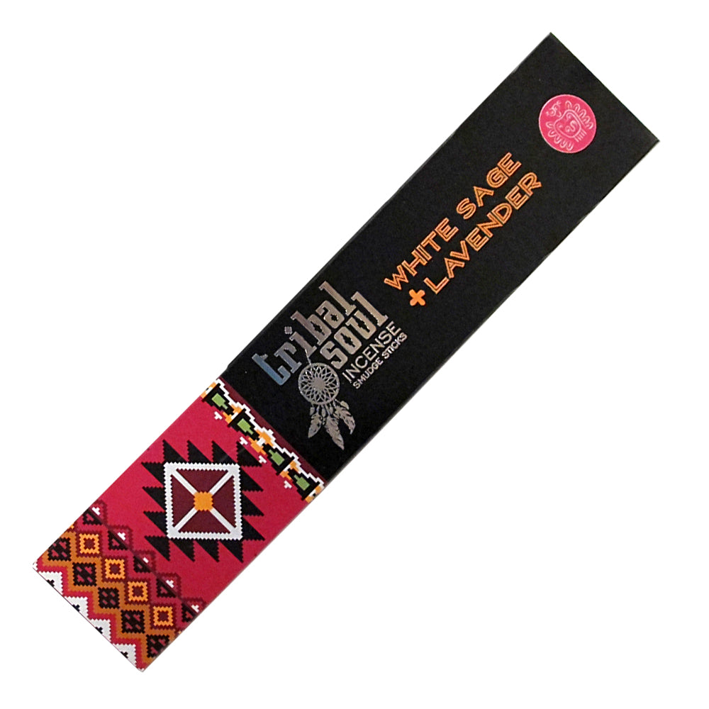 Tribal Soul - White Sage + Lavender Incense Sticks