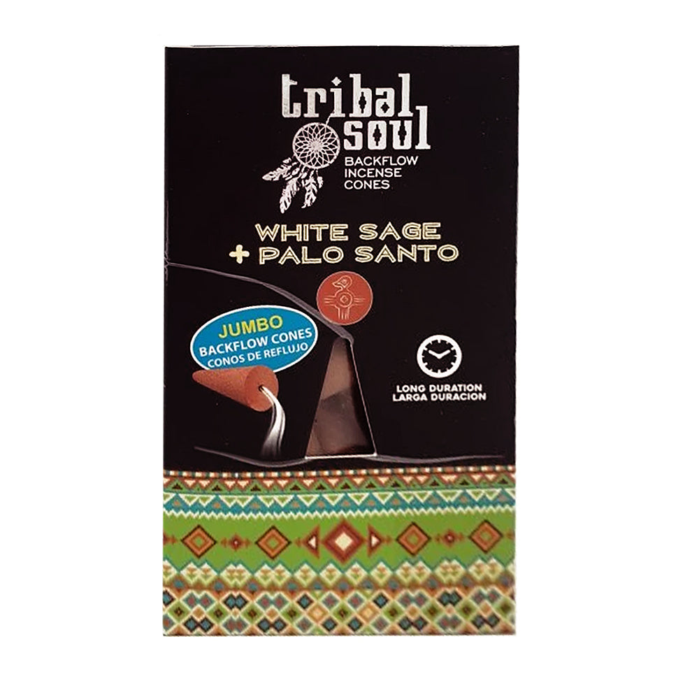 Tribal Soul White Sage and Palo Santo Backflow Cones