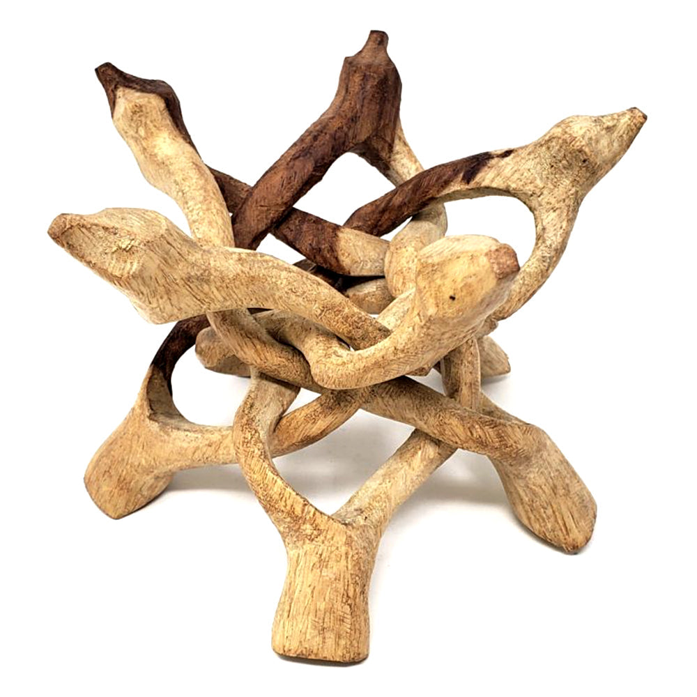 Wooden Cobra Tripod Stand 6&quot; (5 Legs)