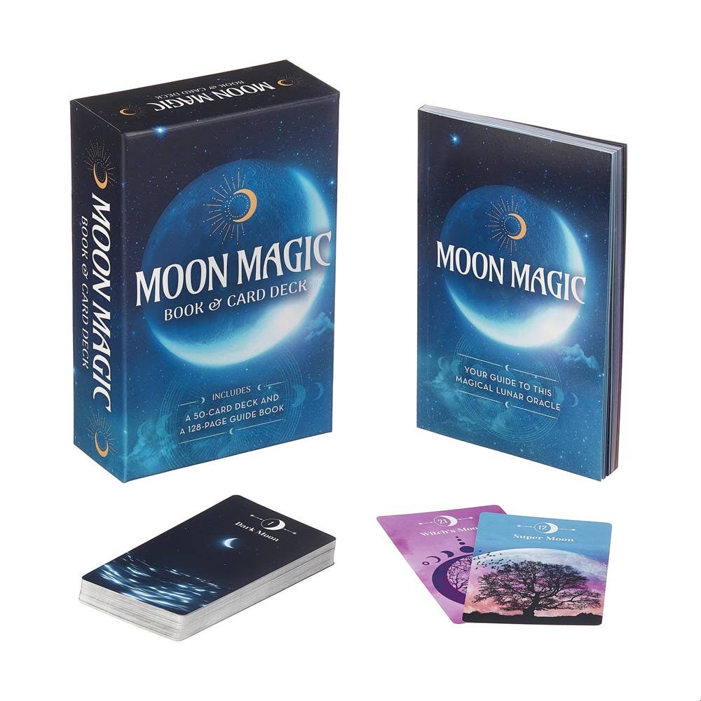 Moon Magic Book &amp; Card Deck (Arcturus Oracle Kits)