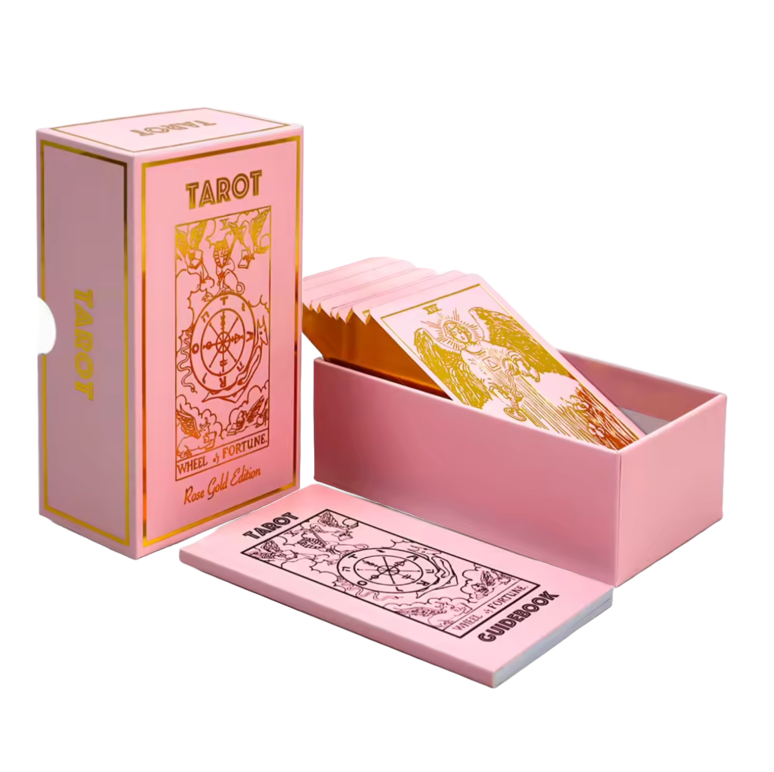 Rose Gold Tarot &amp; Guide | Classic Tarot Design and Gold Foil