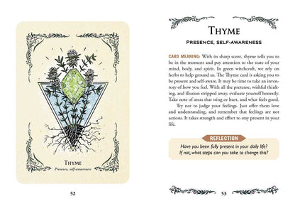 Green Witch's Oracle Deck by Arin Murphy-Hiscock: Flashcards; 100 pages / English