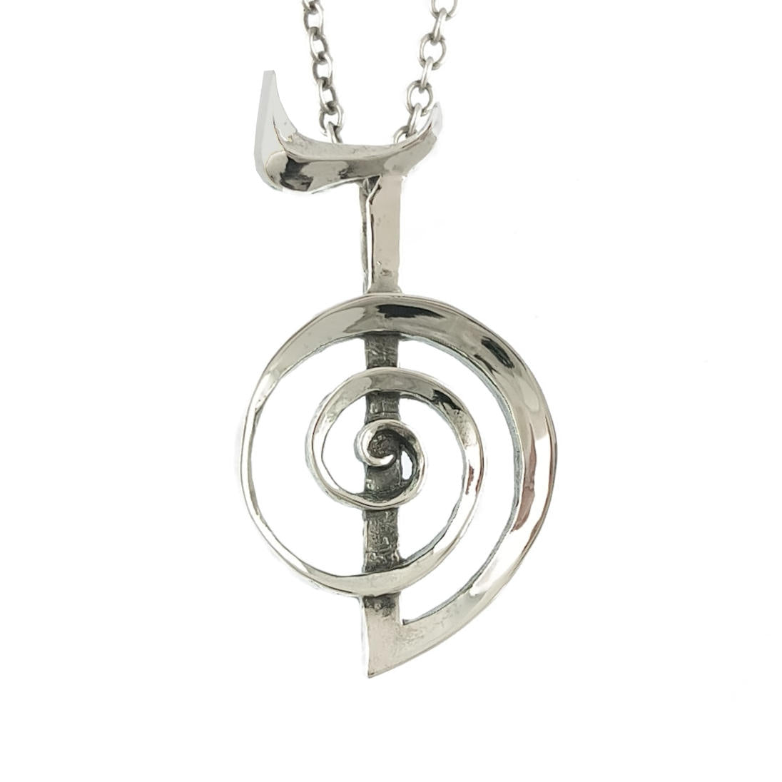 Reiki Cho Ku Rei Symbol Pendant, Handmade