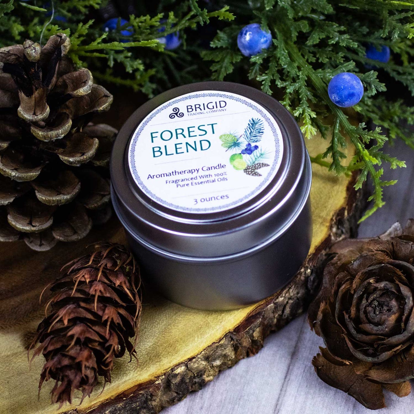 Forest Blend Aromatherapy Soy Wax Candle