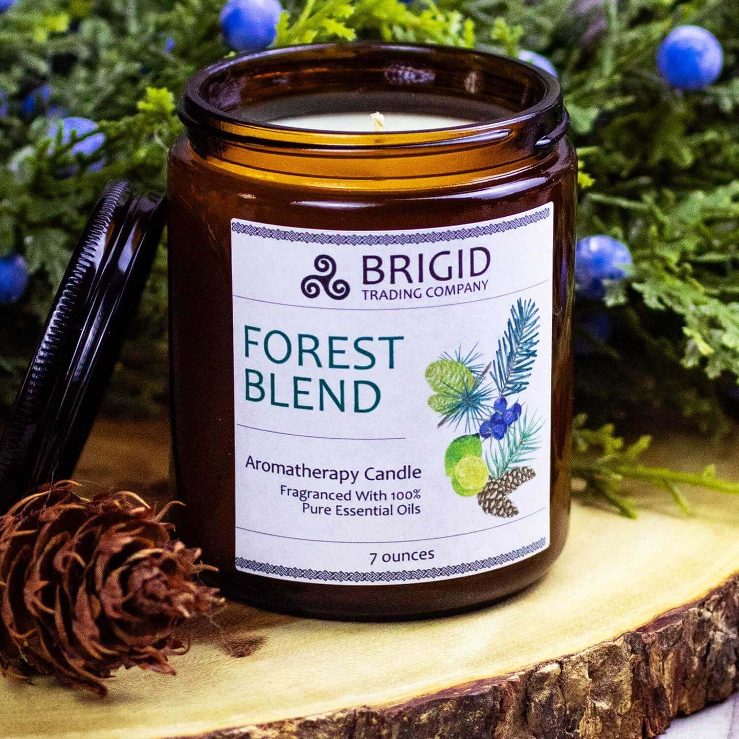 Forest Blend Aromatherapy Soy Wax Candle
