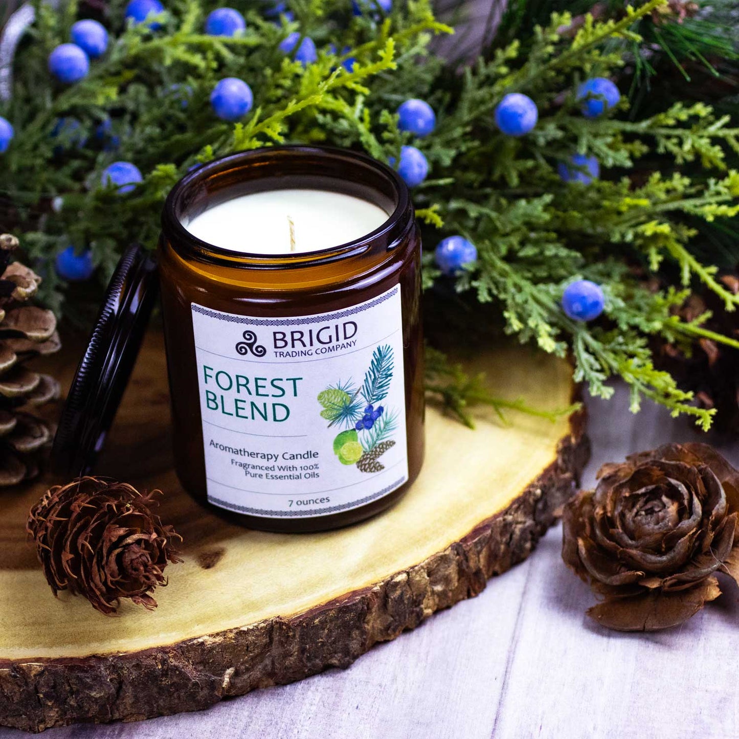 Forest Blend Aromatherapy Soy Wax Candle