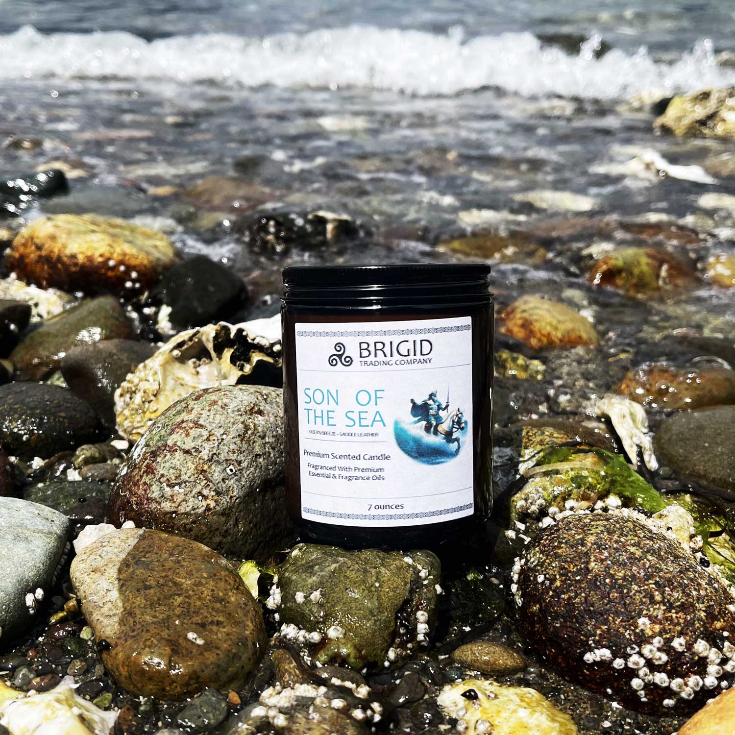 Son of the Sea Premium Soy Wax Candle (Manannan mac Lir)