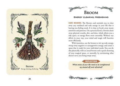 Green Witch's Oracle Deck by Arin Murphy-Hiscock: Flashcards; 100 pages / English