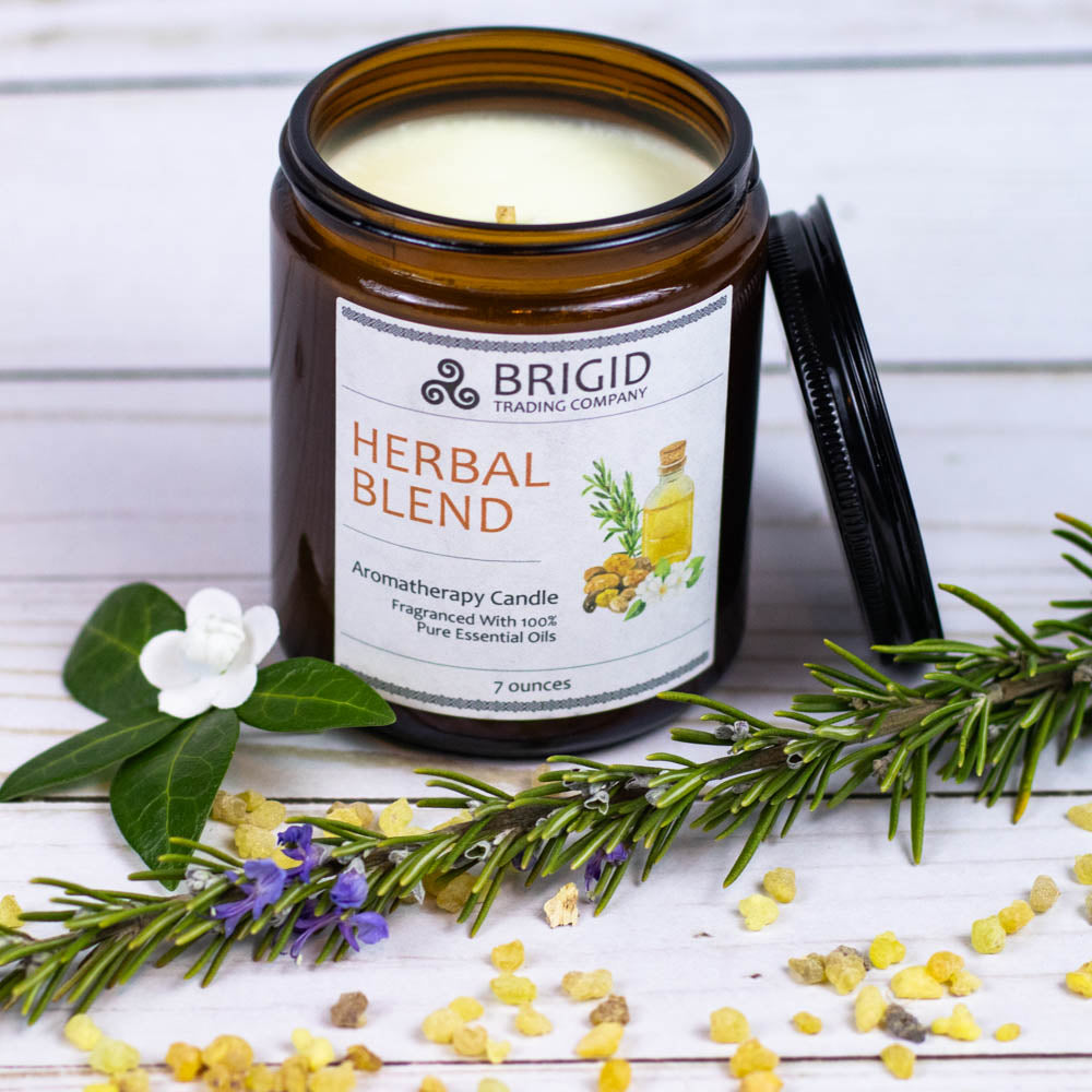 Herbal Blend Aromatherapy-Grade Cleansing Soy Wax Candle