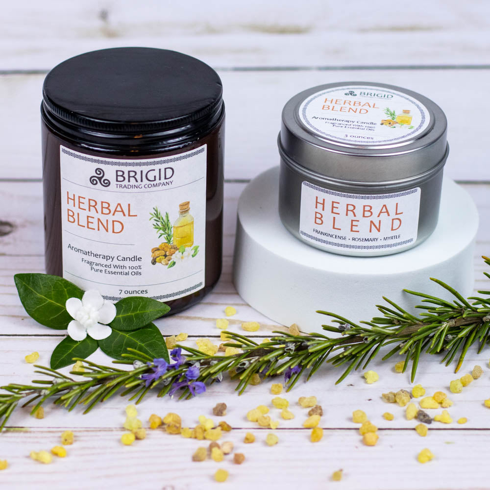 Herbal Blend Aromatherapy-Grade Cleansing Soy Wax Candle