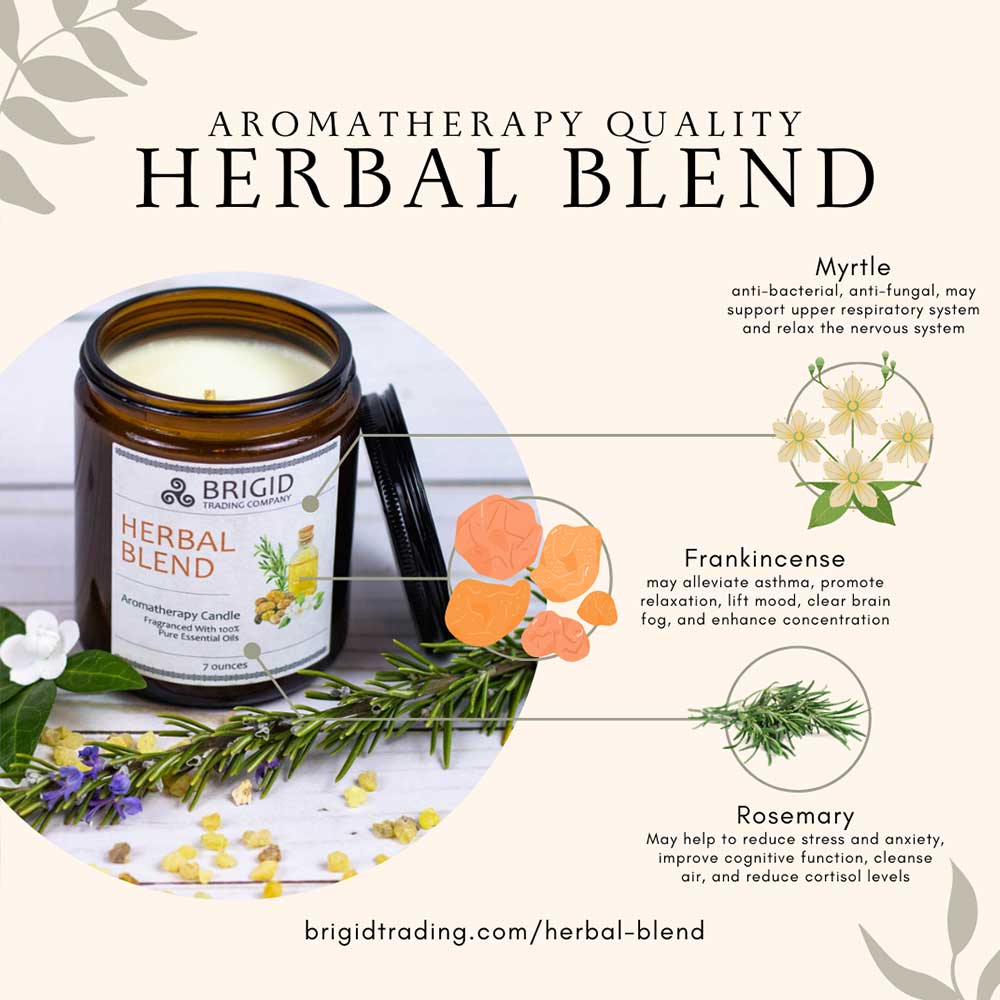 Herbal Blend Aromatherapy-Grade Cleansing Soy Wax Candle