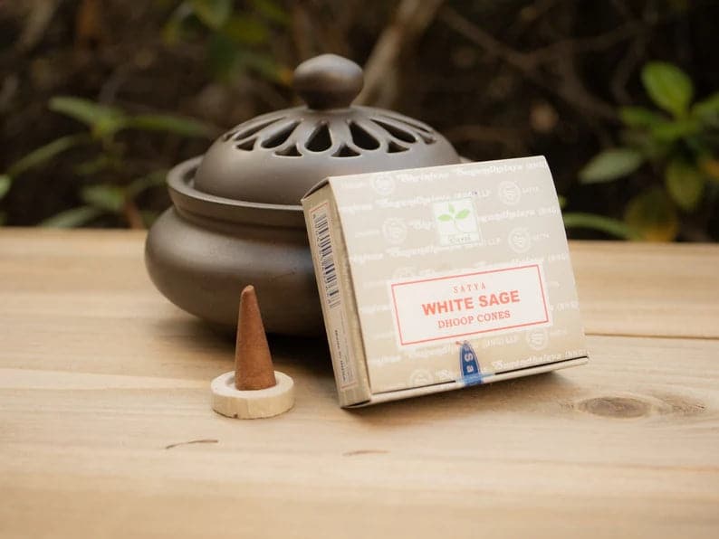 Satya White Sage Incense Cones