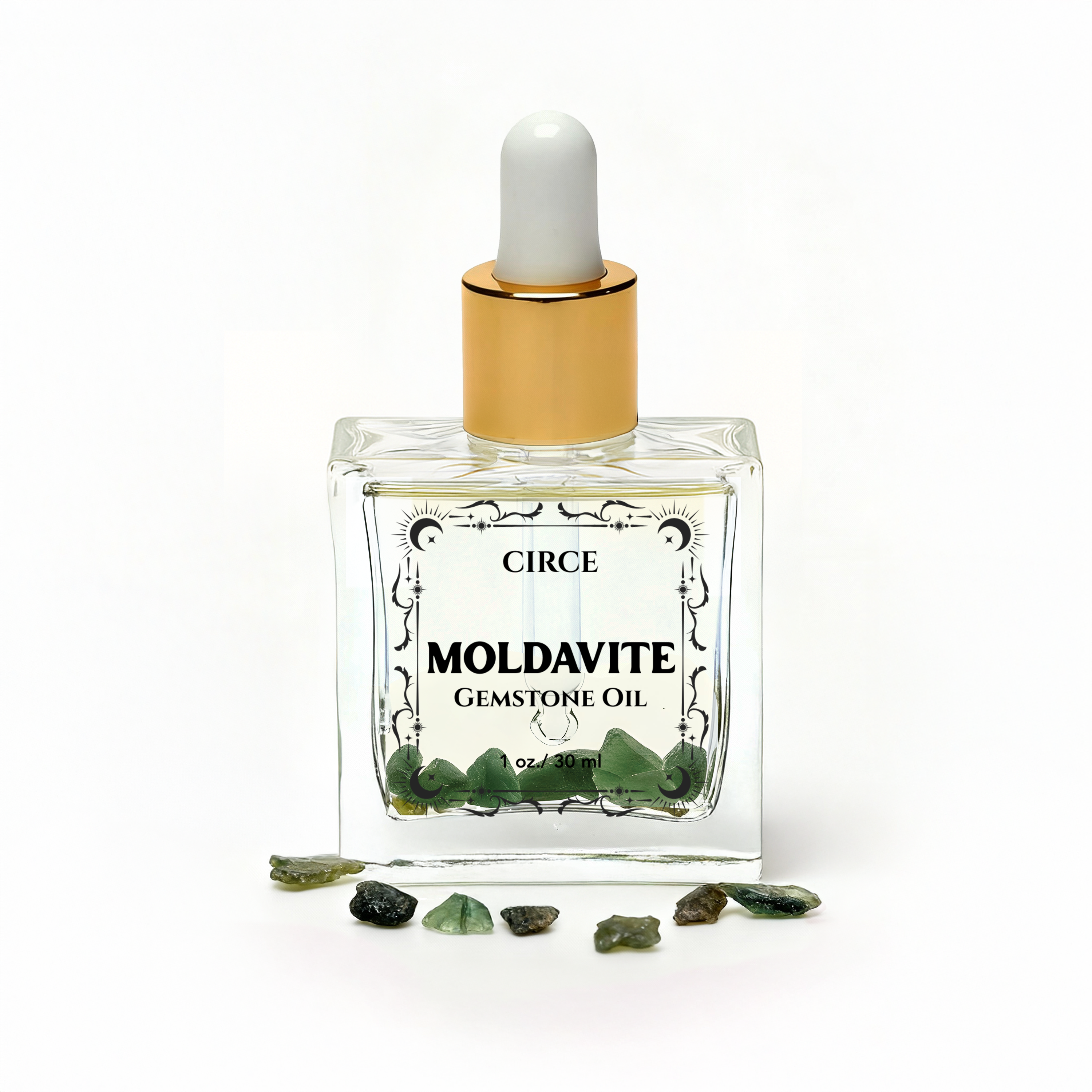 Moldavite Ritual Oil – Manifestation &amp; Spiritual Transformation | 1 oz