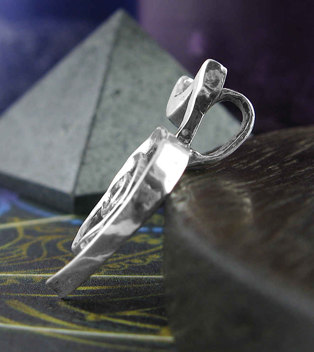Reiki Cho Ku Rei Symbol Pendant, Handmade - 925 Sterling Silver