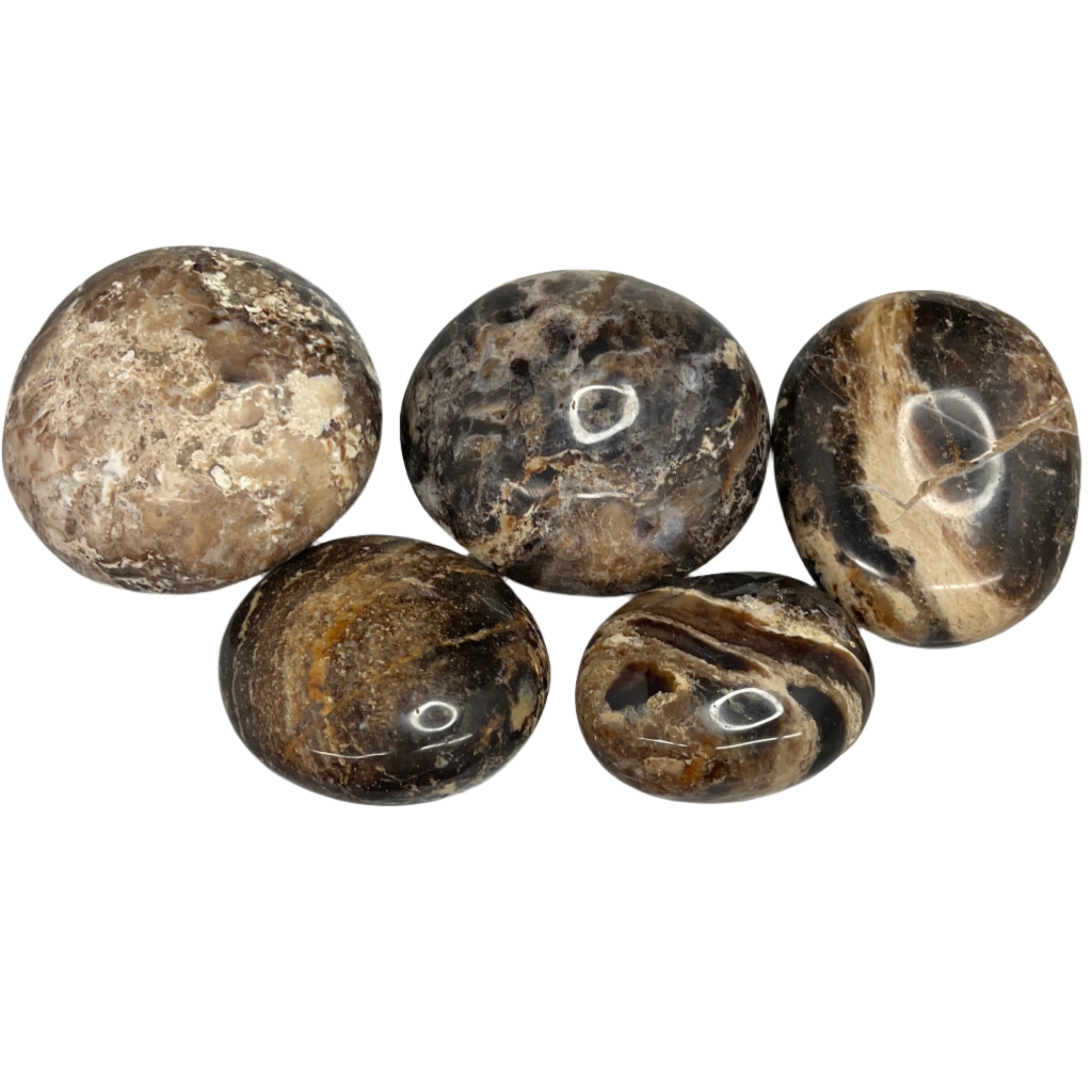 Black Opal Palm Stone