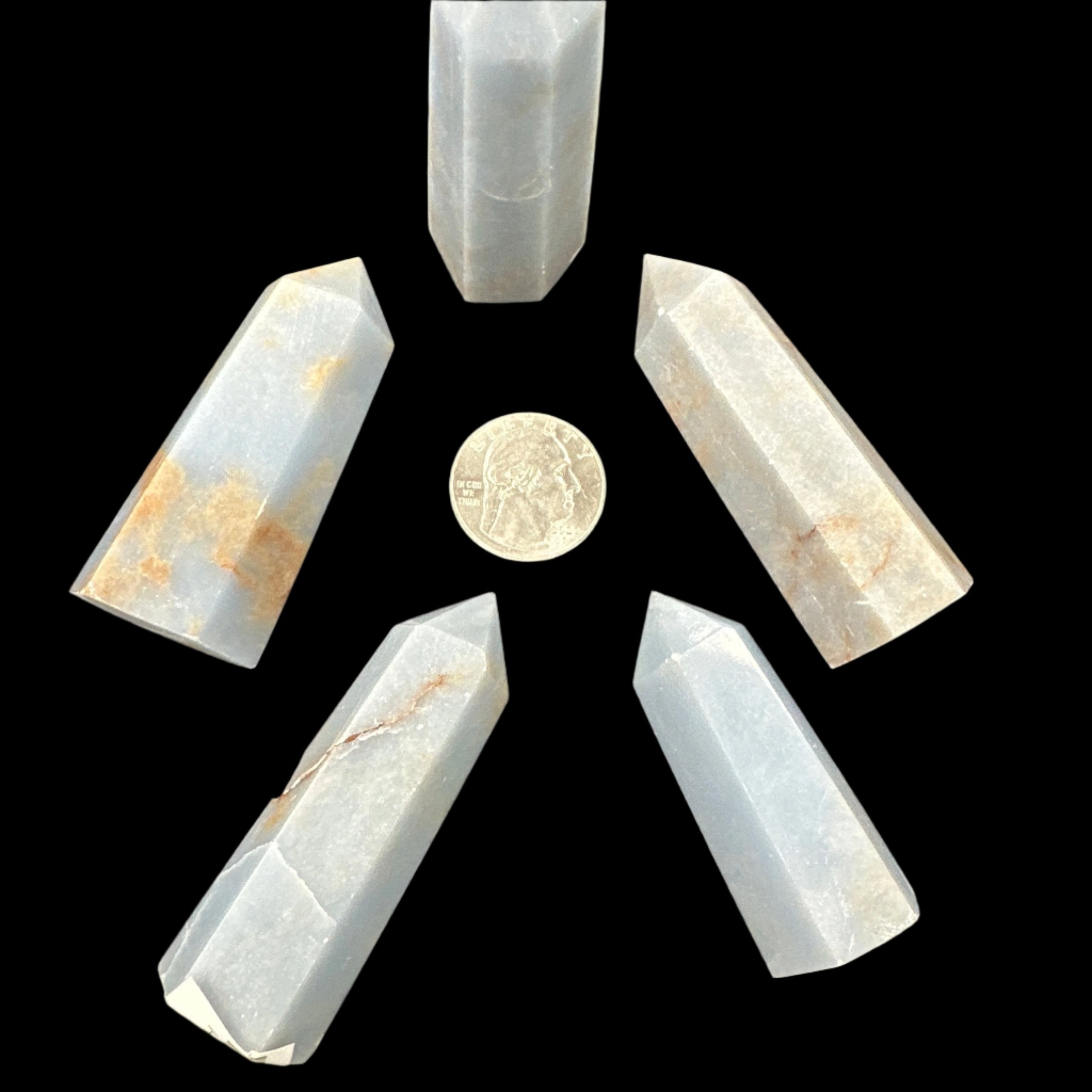 Angelite Tower 2” H