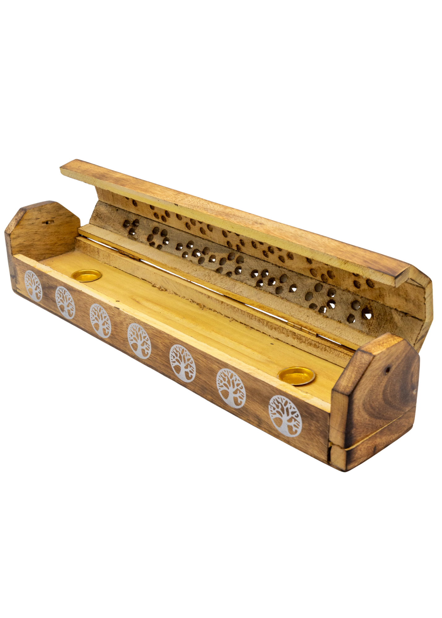 Tree of Life Coffin Incense Burner