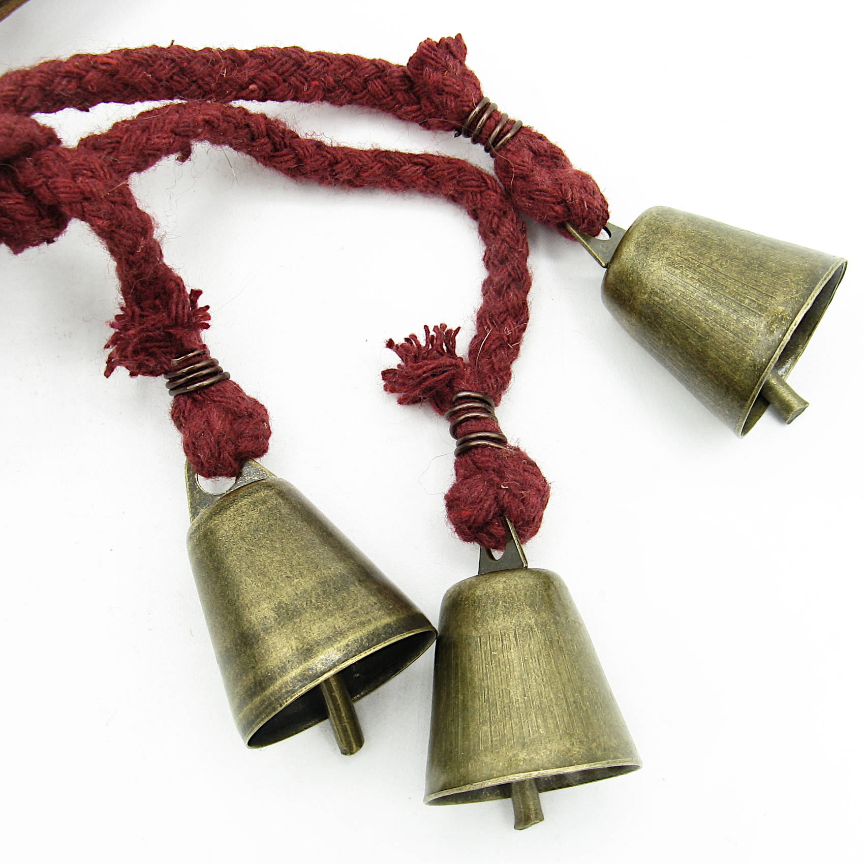 Witch's Bell: Rustic Sheaf of Twigs & Red Twine - Handcrafted