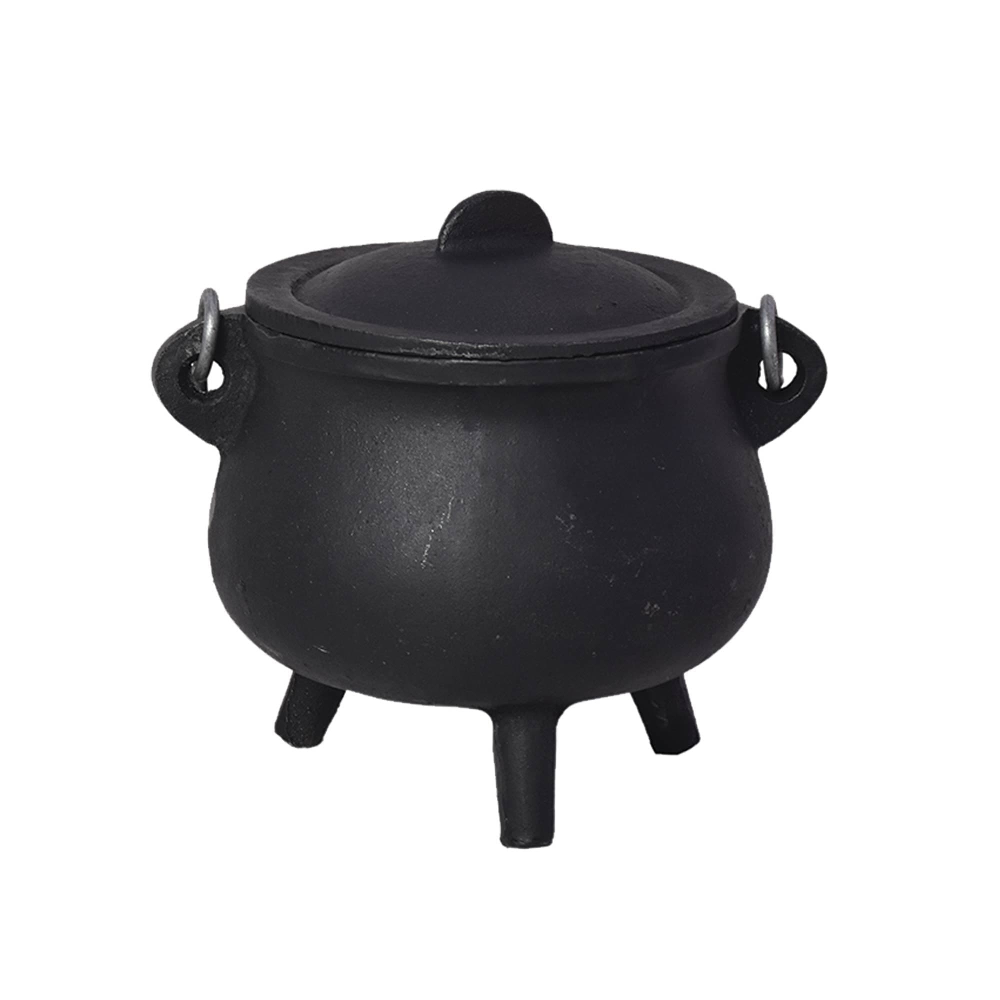 Plain Cast Iron Cauldron 6 inch